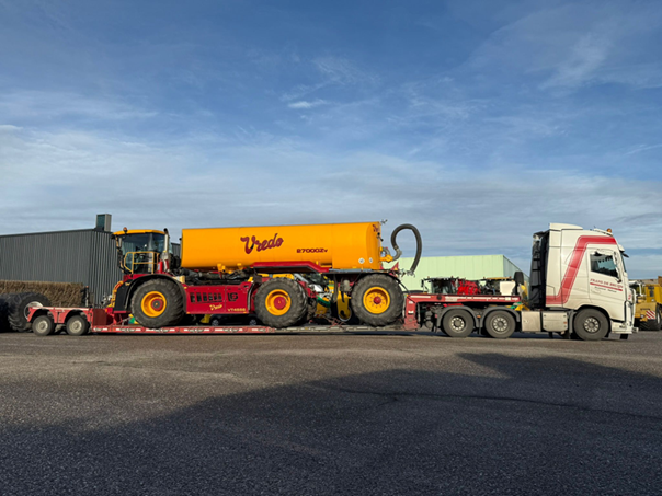 Exceptioneel vervoer tankwagen - Vrieze Trading